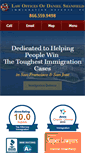 Mobile Screenshot of immigration-defense.com