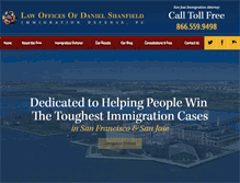 Tablet Screenshot of immigration-defense.com